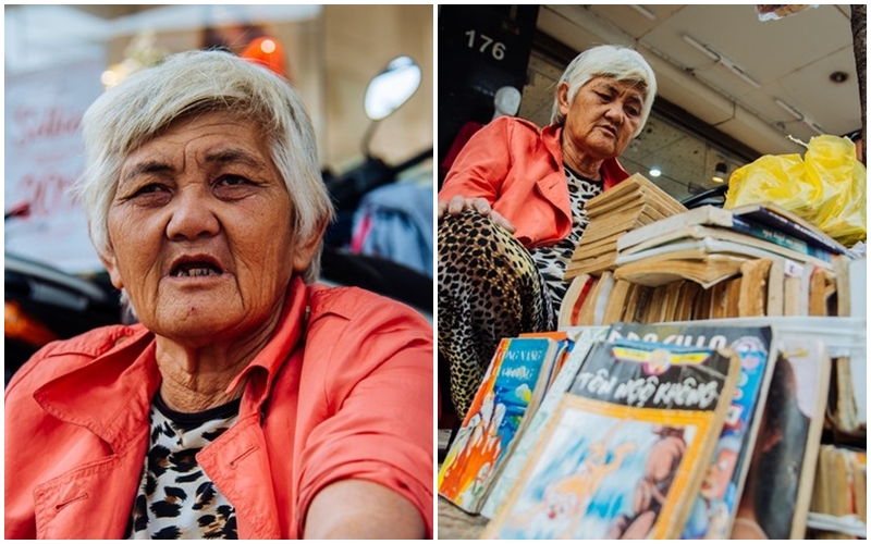 Không được đọc 'chùa', cụ bà 69 tuổi tự mở sạp sách vừa đọc vừa bán vừa cho: Ngày nào cũng đi du lịch bằng sách