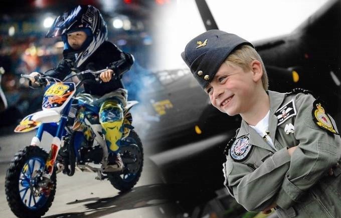 2 cậu bé khiến cả thế giới ngạc nhiên: 4 tuổi là tay đua môtô chuyên nghiệp, 7 tuổi trở thành phi công