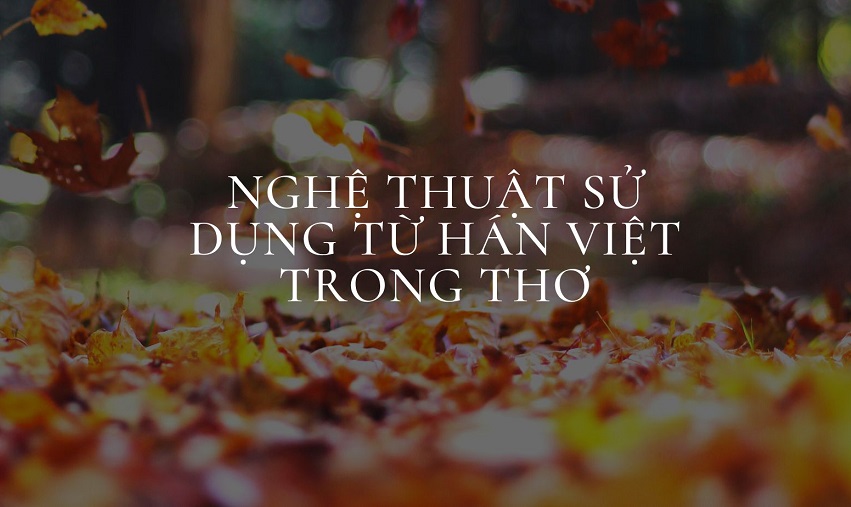 Nghệ thuật sử dụng từ Hán Việt đỉnh cao trong thơ: 2k5 lưu lại để đi thi ăn chắc điểm 9, 10
