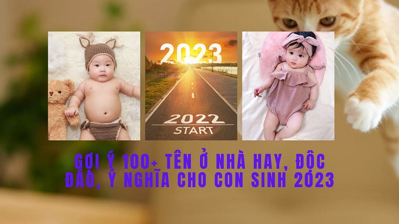 Gợi ý 100+ tên ở nhà hay, độc đáo, ý nghĩa cho con sinh 2023
