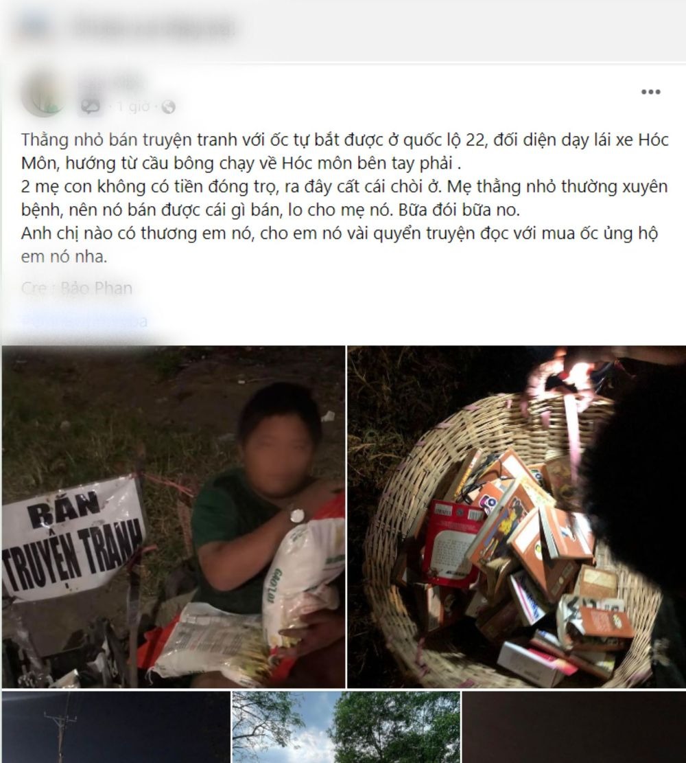 Bài đăng trên mạng xã hội Thuong-em-nho-ngay-di-bat-oc-toi-ban-truyen-tranh-do-dan-me-benh-nang