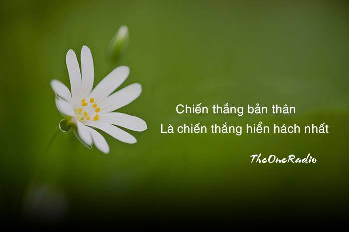 Chiến thắng bản thân là chiến thắng hiển hách nhất