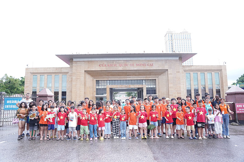 Trại hè quốc tế đặc biệt cho các em nhỏ được tổ chức  tại Thành phố Móng Cái