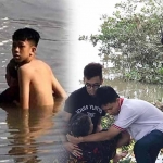 3 nam sinh Hải Phòng dũng cảm lao xuống sông cứu cụ bà bị đuối nước: 'Em không sợ chết vì em học bơi từ bé rồi'