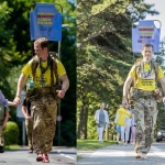 Thiếu tá lục quân đeo balo nặng 25kg, đi bộ chân trần 1.900km để cứu con gái