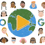 Hôm nay Google Doodle tôn vinh ngày Quốc tế phụ nữ 8/3 bằng loạt hình chạy rất ý nghĩa