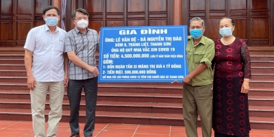Gia đình thương binh ủng hộ 4,5 tỷ đồng vào quỹ vaccine phòng COVID-19