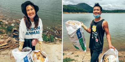 Vợ chồng trẻ tình nguyện dọn rác ở Đà Lạt: 'Bọn mình chỉ muốn góp chút sức nhỏ bé'
