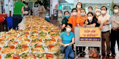 Khu bếp 0 đồng của nhóm 'Nhà giáo và những người bạn' Ninh Thuận đỏ lửa hỗ trợ người dân mùa dịch