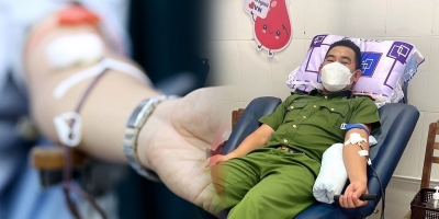 Hành trình hơn 10 năm hiến máu tình nguyện của Thượng úy Cảnh sát ở Ninh Thuận