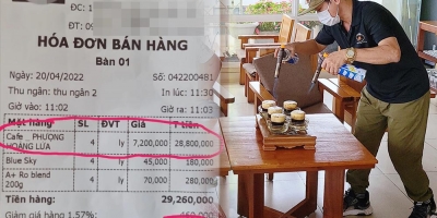 Lại xôn xao chuyện 4 ly cà phê 29 triệu ở Lâm Đồng, chủ quán là ai mà sẵn sàng 'hét giá' cao đến vậy?
