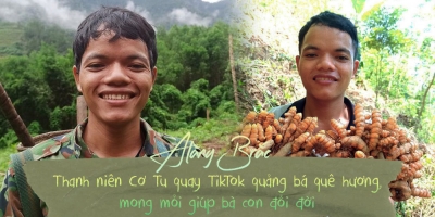 Alăng Brắc: 9x Cơ Tu chạy xe ôm để kiếm tiền quay TikTok, khát khao giúp người dân quê mình làm giàu