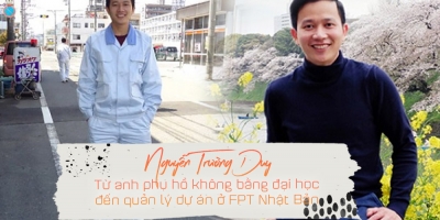Hành trình vượt khó của anh phụ hồ không bằng đại học trở thành quản lý dự án ở FPT Nhật Bản Nguyễn Trường Duy