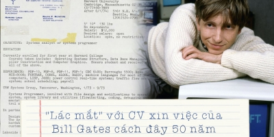 Dân tình 'lác mắt' với CV xin việc của Bill Gates cách đây gần 50 năm: Đạt toàn điểm A, biết hơn 10 ngôn ngữ code