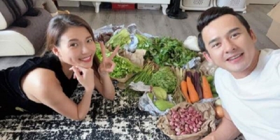 Vợ chồng Thúy Diễm - Lương Thế Thành quyên góp 20 tấn lương thực