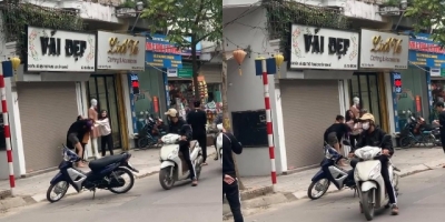 Clip người phụ nữ gọi đàn em đến dằn mặt 'trà xanh' ở Bạch Mai, Hà Nội