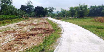Vợ chồng anh nông dân bán cặp bò ủng hộ xã làm đường bê tông 
