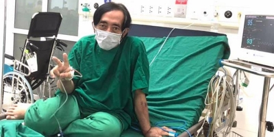 Nghệ sĩ Giang Còi lạc quan 'chiến đấu' với bệnh ung thư di căn tại Bệnh viện Phổi Trung ương