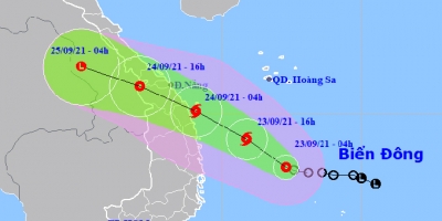 Tin áp thấp nhiệt đới ngày 23/9: Khả năng mạnh lên thành bão
