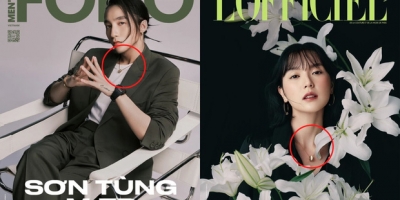 Sơn Tùng 'dắt tay' Hải Tú lên bìa tạp chí, netizen được phen 'bóc giá' đồ hiệu đắt đỏ