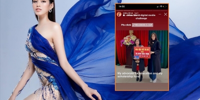 Đỗ Thị Hà gây chú ý với hành động đẹp trước khi quay trở lại Miss World 2021