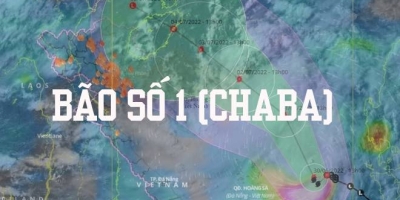 Cập nhật thông tin mới nhất về bão số 1 (bão Chaba) trên Biển Đông