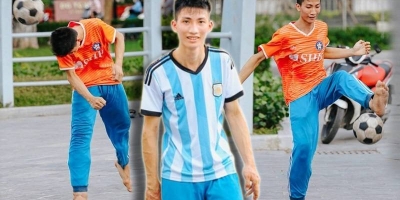 Câu chuyện truyền cảm hứng từ cuộc sống lạc quan của Hoàng 'chân voi'