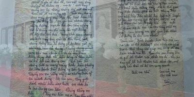 Nghẹn ngào lá thư gửi mẹ trước 5 ngày hi sinh của tiểu đội trưởng Võ Thị Tần ở ngã ba Đồng Lộc