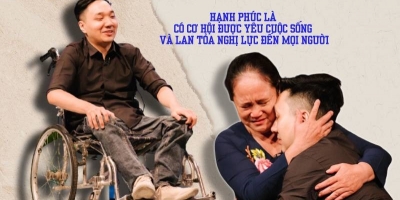 Vũ Minh Lâm - chàng trai teo tủy sống, liệt 2 chân truyền cảm hứng bằng kênh TikTok triệu view