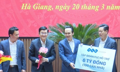 Tập đoàn FLC tặng 6 tỷ đồng tiền mặt để xây nhà cho người nghèo tỉnh Hà Giang
