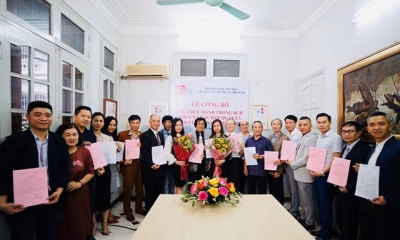 Công bố các chức danh Hiệp hội Thiết kế mẫu và Sáng tạo mỹ thuật Việt Nam nhiệm kỳ 2018-2023
