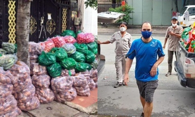 Ông Tây ở TP.HCM suốt 3 tháng mang thực phẩm tươi ngon cho người nghèo