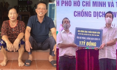 Vợ chồng nông dân quê Thái Bình ủng hộ 1 tỷ đồng chống dịch: 'Giúp được bà con là mừng rồi'