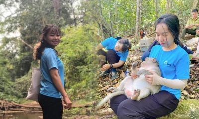 Người trẻ tình nguyện cứu hộ động vật hoang dã, bảo tồn thiên nhiên