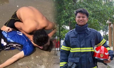 Trung úy Đồng Nai liều mình lao xuống biển cứu 4 người đuối nước: 'Tôi chỉ biết cứu người'
