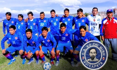 Ở Peru có 1 đội bóng đá mang tên Bác Hồ: Họ dùng ảnh Bác làm logo, dùng câu nói nổi tiếng của Bác để thể hiện khát khao của CLB