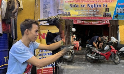Tiệm sửa xe của chàng trai bất hảo một thời: Hạnh phúc khi kiếm tiền bằng chính tay mình, sẵn sàng dạy nghề miễn phí