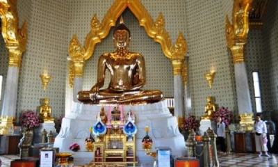 Tìm về chùa Phật Vàng Bangkok chiêm ngưỡng bức tượng Phật bằng vàng có '1 - 0 - 2' trên thế giới