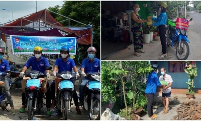 Đội shipper tình nguyện tại Sài Gòn đi chợ giúp dân 3 lần/ngày