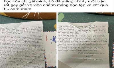 Bức thư của bố được con gái lưu giữ suốt 12 năm: Mong con hiểu cho bố mẹ
