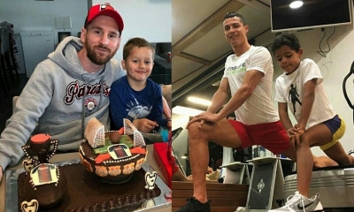 'Kỳ phùng địch thủ' trên sân cỏ Ronaldo - Messi dù cách dạy con đối lập nhưng vẫn có 1 điểm chung