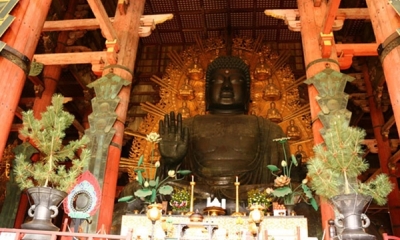 Chiêm ngưỡng vẻ đẹp ngôi chùa có bức tượng Phật bằng đồng mạ vàng lớn nhất thế giới