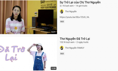 Xuất hiện kênh Youtube có tên Thơ Nguyễn quay trở lại khiến dân tình hoang mang