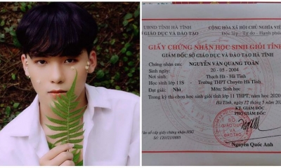 Chàng trai 2k4 sở hữu vẻ ngoài chuẩn 'soái ca' và thành tích học tập đáng ngưỡng mộ