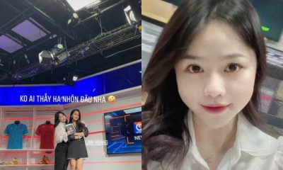 Huỳnh Anh - Bạn gái cũ của Quang Hải làm BTV chương trình thể thao, khán giả liên tục réo tên chàng tiền vệ số 19