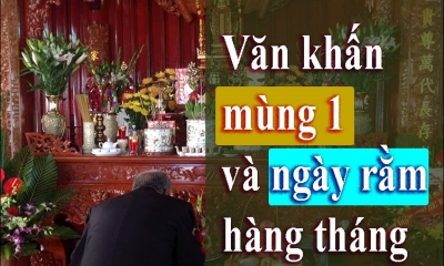 Trọn bộ văn khấn ngày mùng 1/5 âm lịch tại gia, chùa, đền cập nhật mới nhất