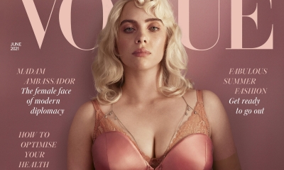 Billie Eilish lần đầu lột xác thành đóa hồng gợi cảm trên bìa tạp chí Vogue