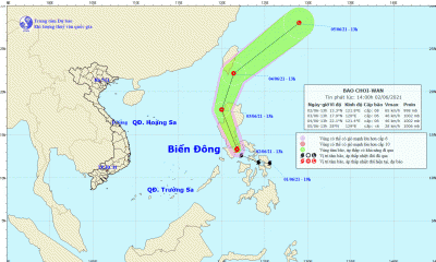 Cảnh báo bão Choi-wan tối 2/6: Chuyển hướng từ Philippines ra biển Đông