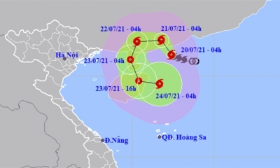 Hướng di chuyển của bão số 3: Giật cấp 12, liên tục đổi hướng