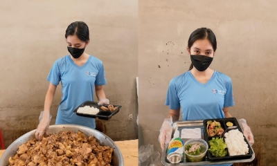 Sinh nhật ý nghĩa nhất của Hoa hậu Tiểu Vy: Trổ tài đứng bếp nấu 1.500 suất cơm tặng tuyến đầu chống dịch